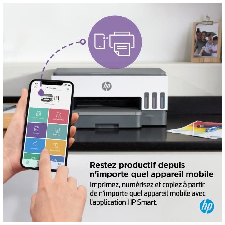 HP Smart Tank 7005 Imprimante tout-en-un couleur a réservoir d'encre