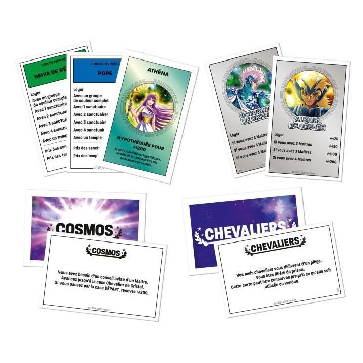 MONOPOLY SAINT SEIYA - Les Chevaliers du Zodiaque