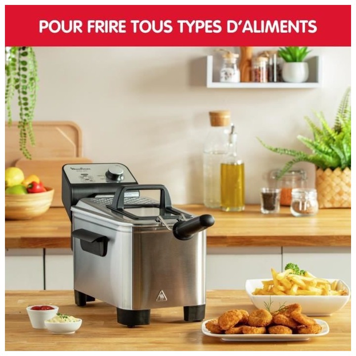MOULINEX Friteuse électrique semi-professionnelle, 3 L, Résistance i