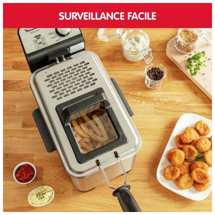 MOULINEX Friteuse électrique semi-professionnelle, 3 L, Résistance i