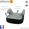 Rehausseur bas NANIA DREAM - Groupe 2/3 (15-36 Kg) - Access rouge - Fabriqué en France