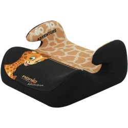 Rehausseur bas NANIA TOPO - Isofix - Groupe 3 (22-36 Kg) - Girafe - Fabriqué en France