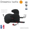 Rehausseur bas NANIA DREAM - Isofix - Groupe 3 (22-36 Kg) - Access rouge - Fabriqué en France