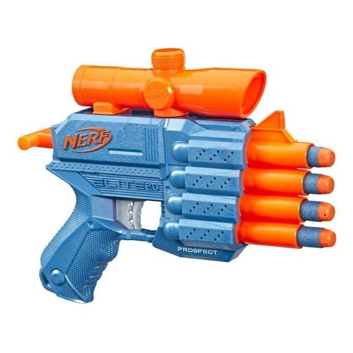 Nerf Elite 2.0 Prospect QS-4, 8 fléchettes Nerf Elite Officielles, Ti