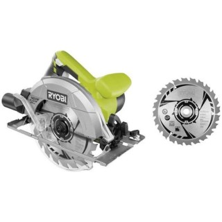 Scie circulaire RYOBI 1400W 66mm - 2 lame 20 dents - 1 coffret RCS1400