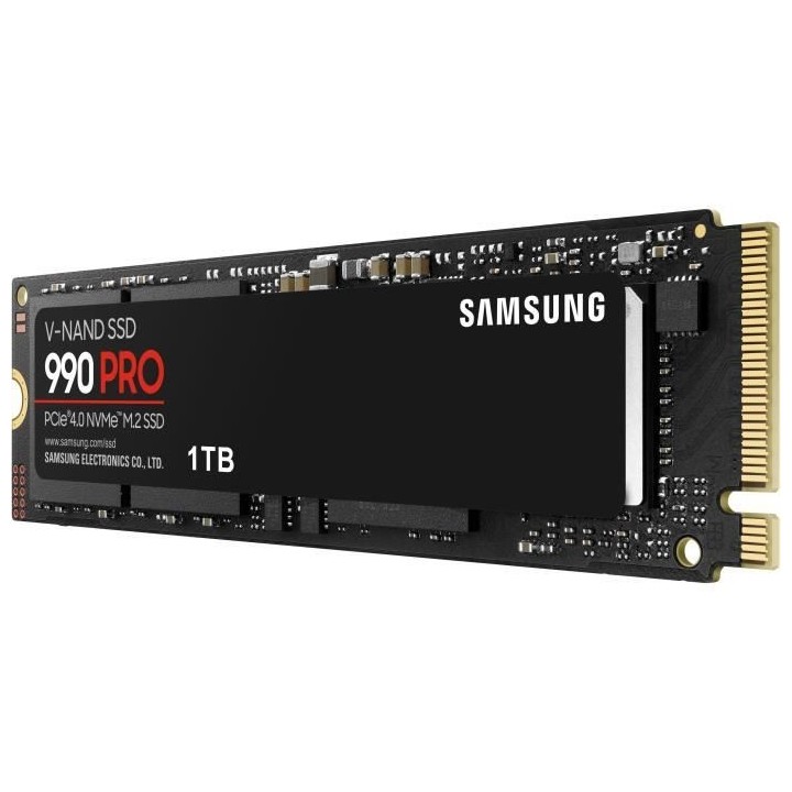 SAMSUNG 990 Pro - Disque Dur SSD - 1 To - PCIeGen4.0 x4 - NVMe2.0 - M.