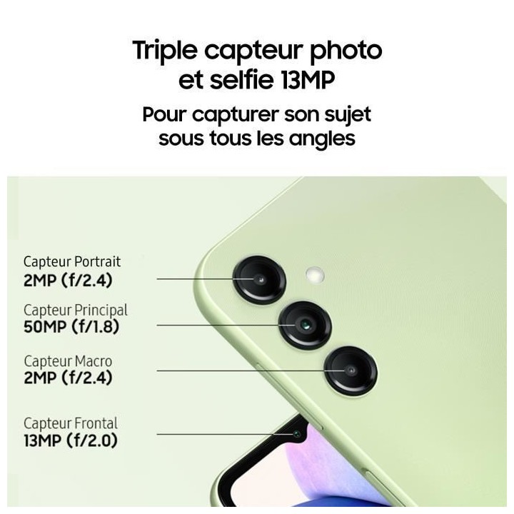 SAMSUNG Galaxy A14 5G Lime 64 Go