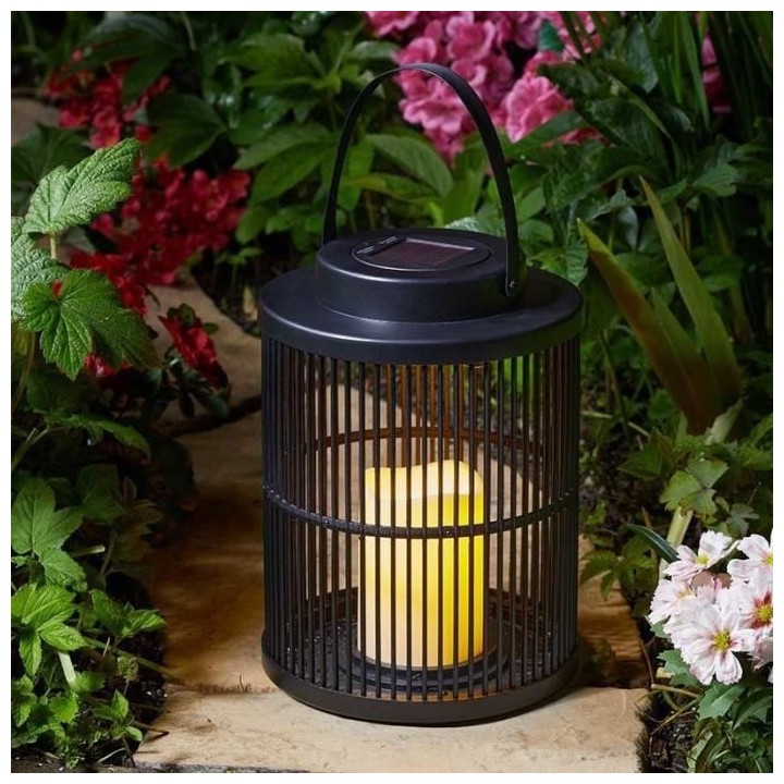 Lanterne solaire Urbane Noire SMART GARDEN