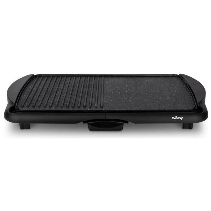 WEASY STO52 Plancha éléctrique 2000W - Plaque effet pierre - 52x27cm