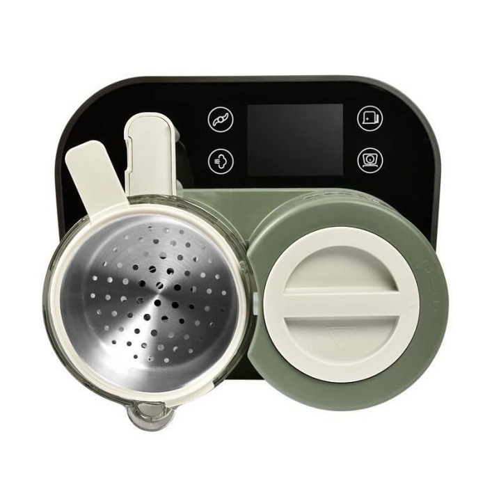 Babycook Smart BEABA connecté - Bol verre 1250 ml - Vert de gris