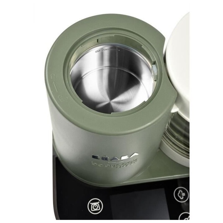 Babycook Smart BEABA connecté - Bol verre 1250 ml - Vert de gris