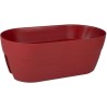 EDA Jardiniere cavaliere CANCUN 55 cm - Volume 19,5 L - pour Rambardes et Balcons - Rouge rubis