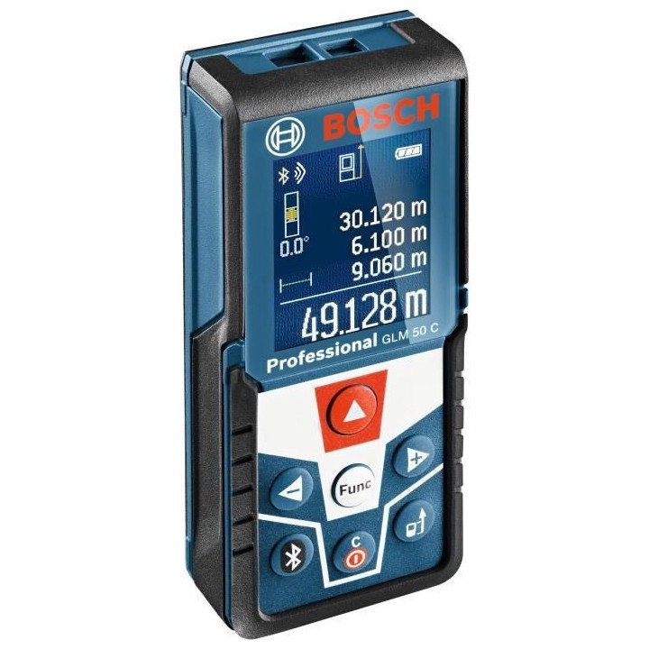 Télémetre laser GLM 50 C connecté Bluetooth en boite carton - BOSCH