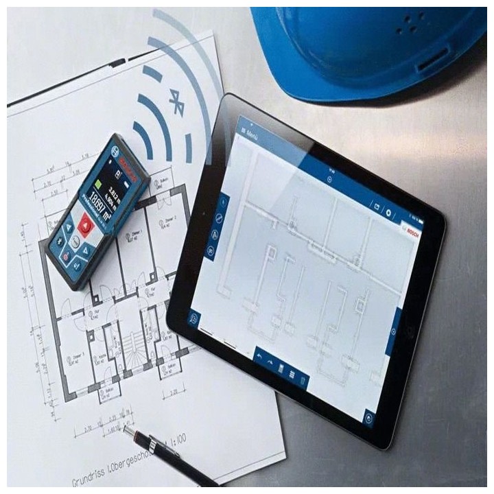 Télémetre laser GLM 50 C connecté Bluetooth en boite carton - BOSCH