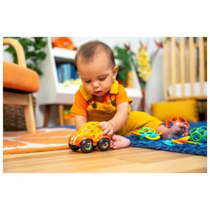 BRIGHT STARTS Set de hochet Oball et anneaux de dentition, 5 pieces, s