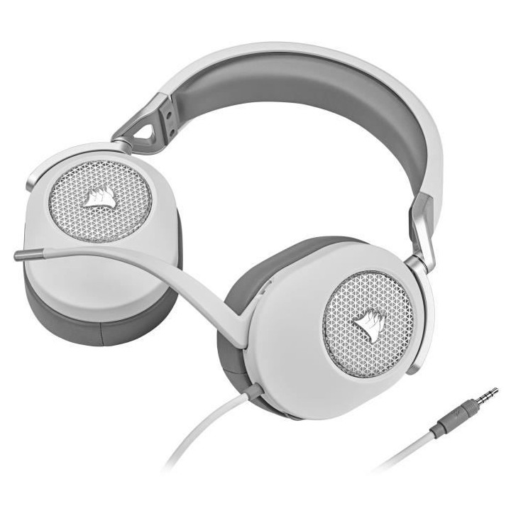CORSAIR Casque gaming HS65 SURROUND - Blanc (CA-9011271-EU)