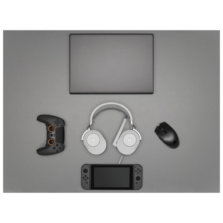 CORSAIR Casque gaming HS65 SURROUND - Blanc (CA-9011271-EU)