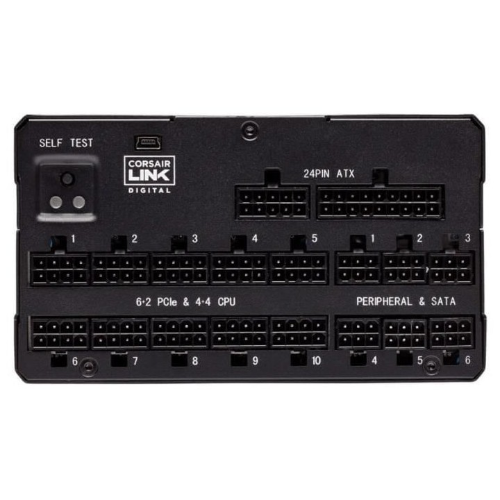 CORSAIR Alimentation PC AX1600i Modulaire (COR0843591050319 )