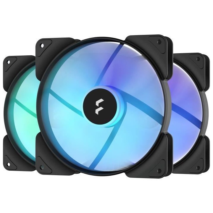 Ventilateur PC - FRACTAL DESIGN - Aspect 14 RGB PWM Black Frame 3-pack