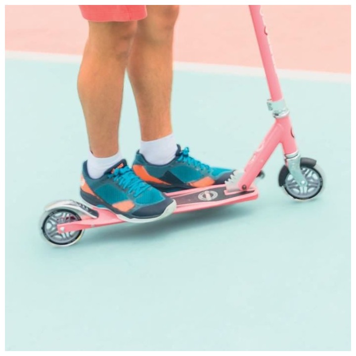 Trottinette 2 roues ados - FLOW ELEMENT - rose corail