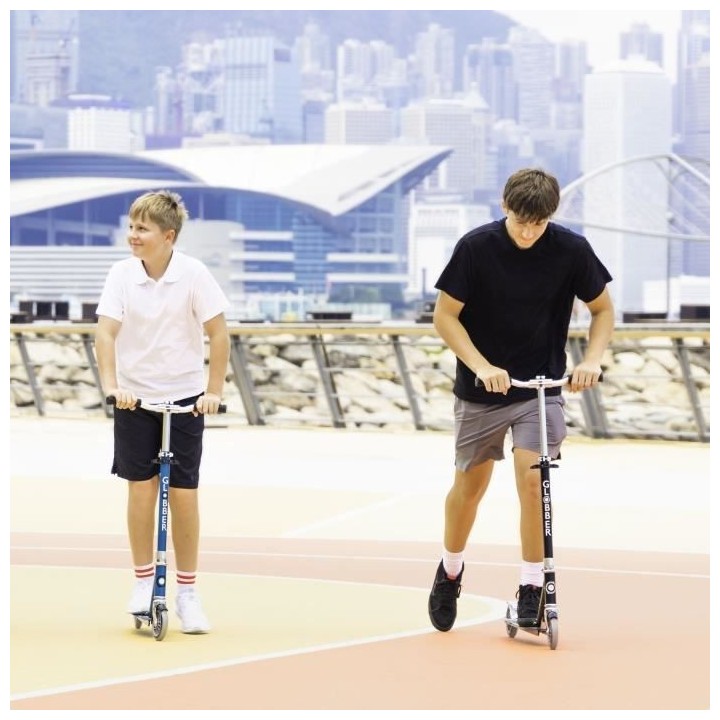 Trottinette 2 roues ados - FLOW ELEMENT - bleu pétrole