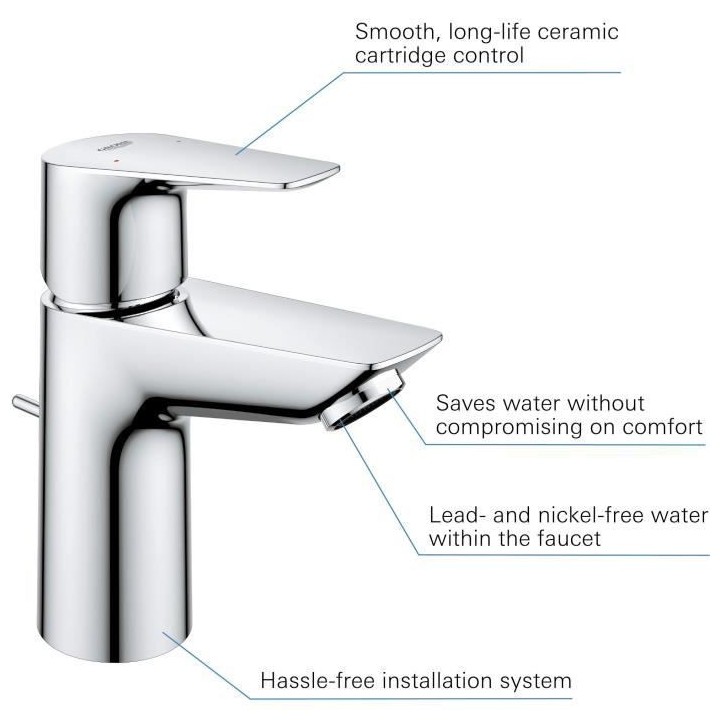 GROHE - Mitigeur monocommande Lavabo - Taille S