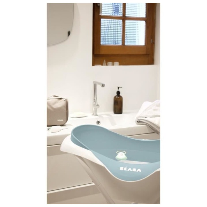 BEABA, Baignoire pour Bébé Camélé'O, Antidérapante et Confort, Ma