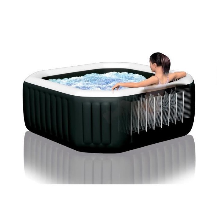 Intex - 28462EX - Pure spa gonflable carbone 6 places