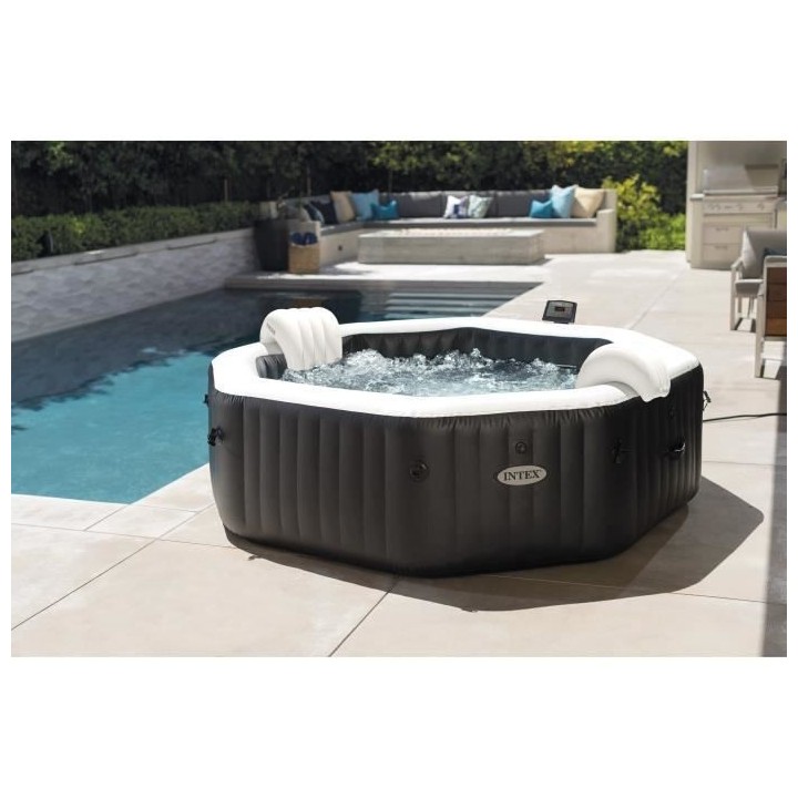 Intex - 28462EX - Pure spa gonflable carbone 6 places