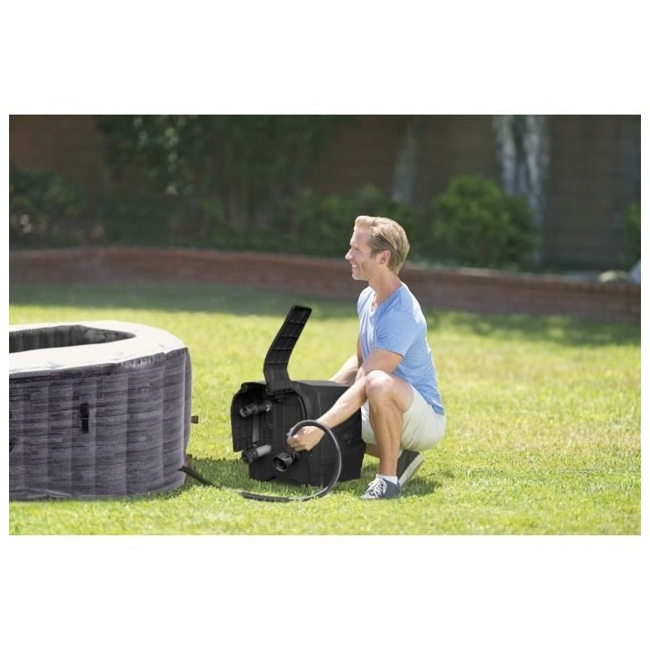 Intex - 28450EX - Pure spa gonflable ardoise 4 places