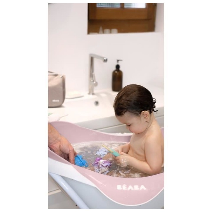 BEABA, Baignoire pour Bébé Camélé'O, Antidérapante et Confort, -