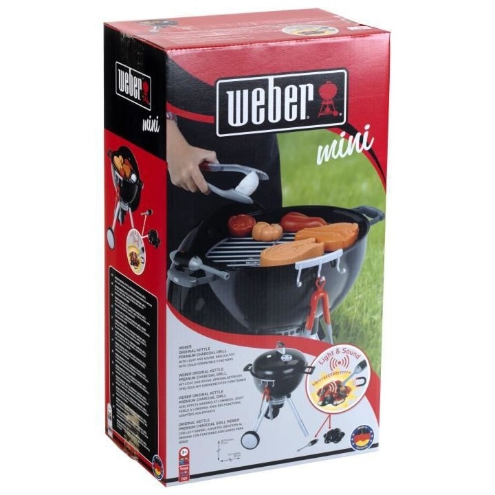Barbecue Weber One Touch Premium avec charbon sonore et lumineux - KLE