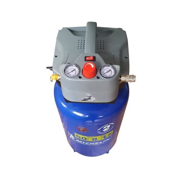 MICHELIN Compresseur d'air vertical MXV50-2 - 50L - 2 CV - 8 bars - sa