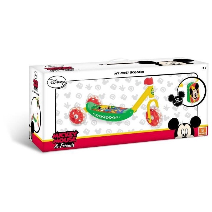 MONDO - Trottinette / Patinette 3 roues - Disney - Mickey