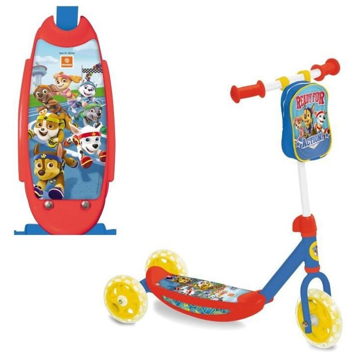 MONDO - Trottinette / Patinette 3 roues - Pat'Patrouille