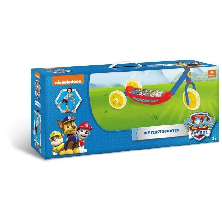 MONDO - Trottinette / Patinette 3 roues - Pat'Patrouille
