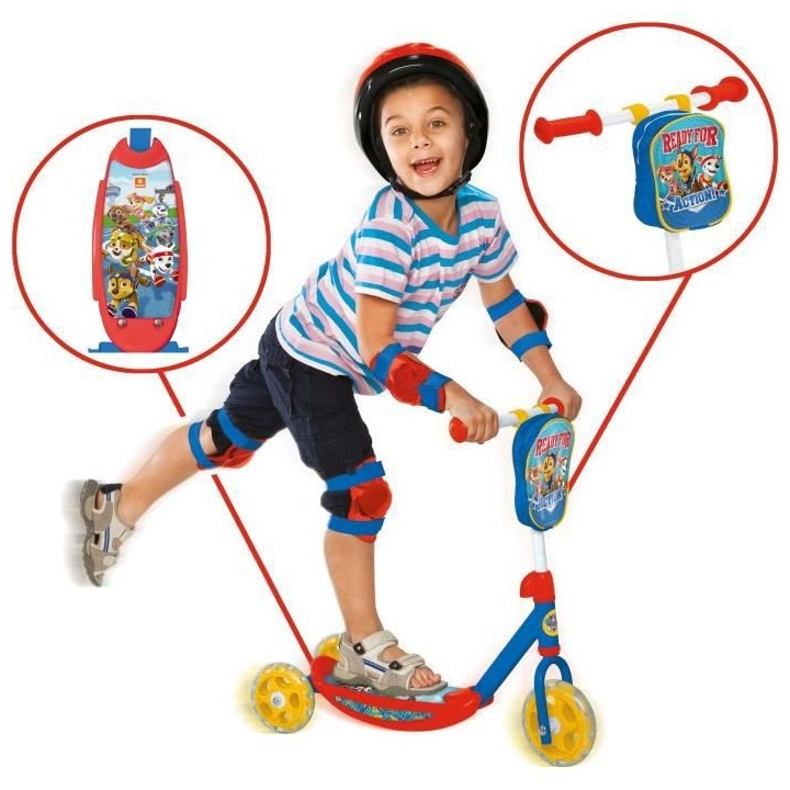 MONDO - Trottinette / Patinette 3 roues - Pat'Patrouille