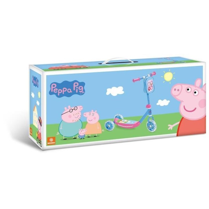 MONDO - Trottinette / Patinette 3 roues - Peppa Pig