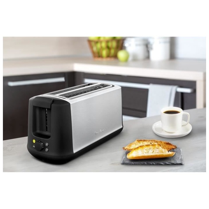 MOULINEX LS342D10 Grille-pain Subito Select, 1700 W, 2 longues fentes,