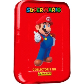 SUPER MARIO TRADING CARDS - BOÎTE MÉTAL 8 POCHETTES + 3 CARTES EDITI