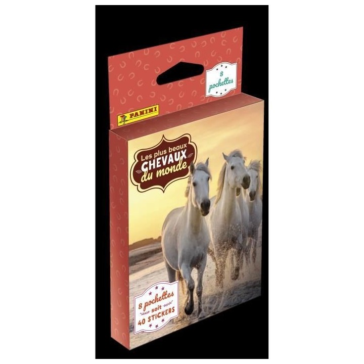 Chevaux 2023 - blister 8 pochettes PANINI