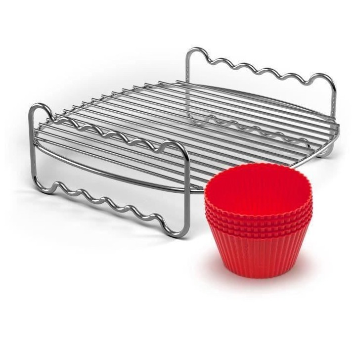 Set d'accessoires de cuisson, Grille double niveau, moules a muffin po