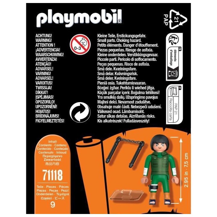 PLAYMOBIL - 71118 - Rock Lee - Naruto Shippuden