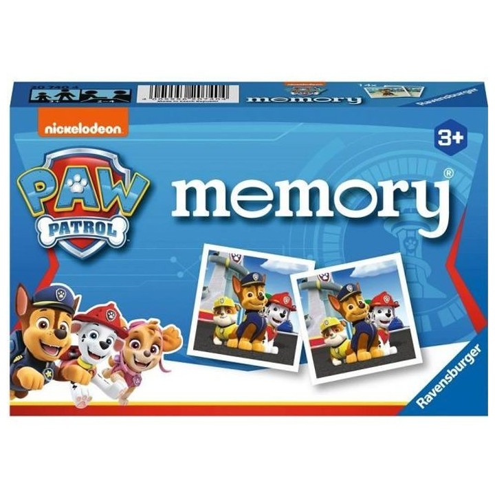 PAT'PATROUILLE memory - Jeu éducatif classique - Jeu de mémoire - Ra