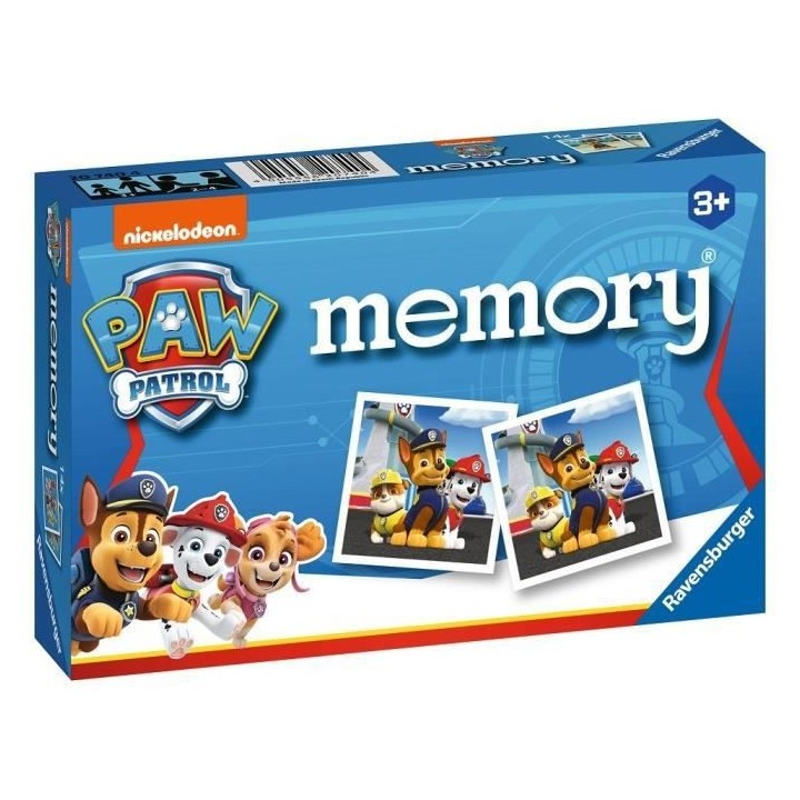 PAT'PATROUILLE memory - Jeu éducatif classique - Jeu de mémoire - Ra