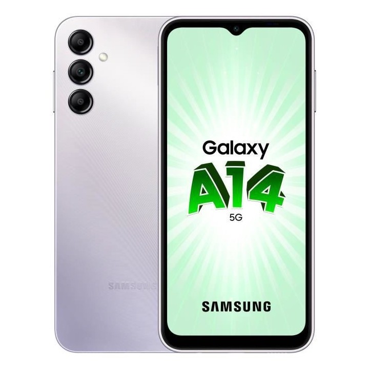 SAMSUNG Galaxy A14 5G Argenté 64 Go