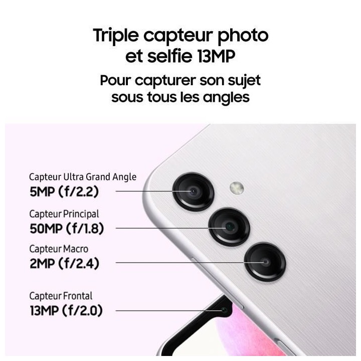 SAMSUNG Galaxy A14 4G Noir 64 Go