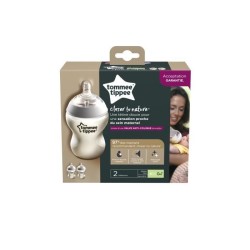 TOMMEE TIPPEE Biberons 0m+ 260ml X2