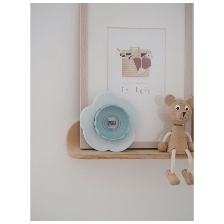 BÉABA Thermometre de bain Lotus, Green Blue