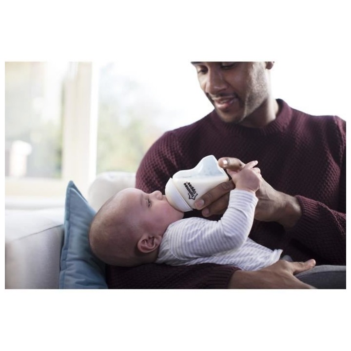 TOMMEE TIPPEE Biberons 0m+ 260ml X2